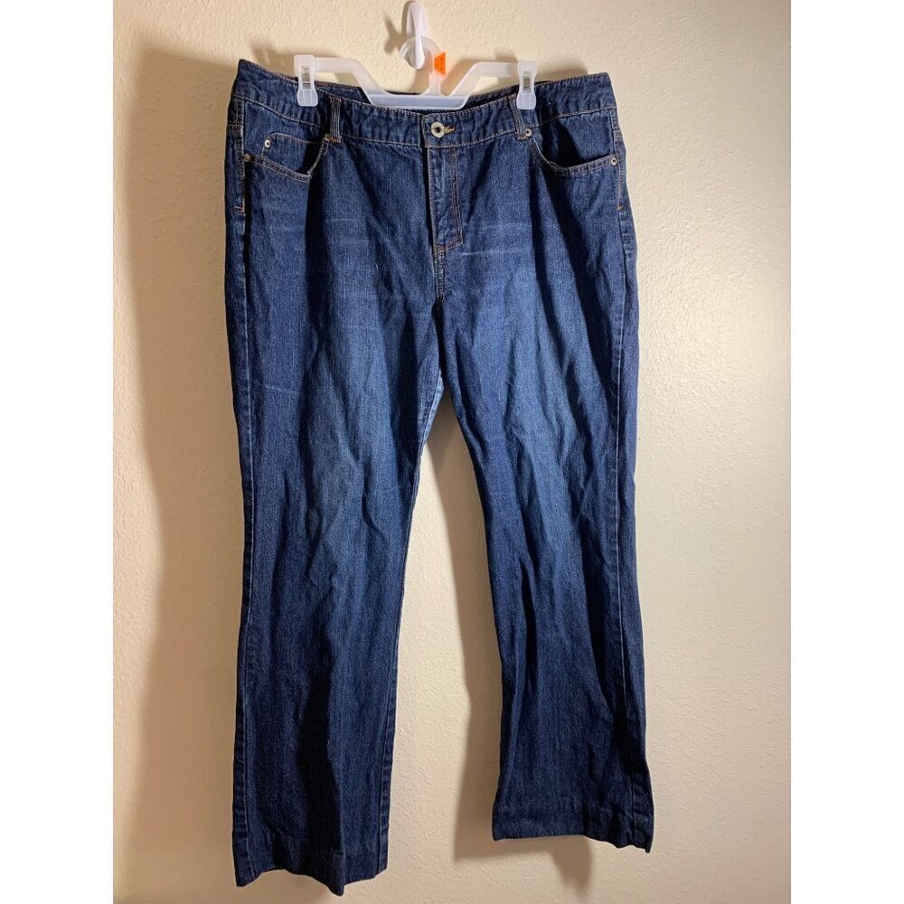 Avenue Jeans Cotton Denim Blue Jeans Womens Plus Size 18 Tall N4